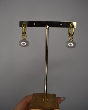 Boucles d&rsquo;oreilles Opaline