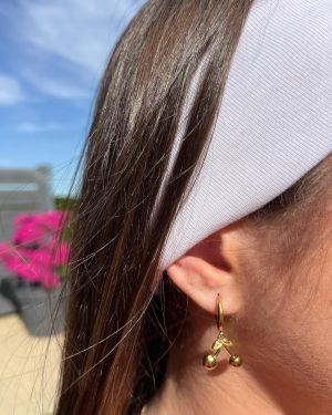 Boucles d&rsquo;Oreilles Cerise
