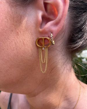Boucles d&rsquo;oreilles Grain de café