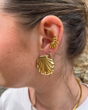 Boucles d&rsquo;oreilles Coquille